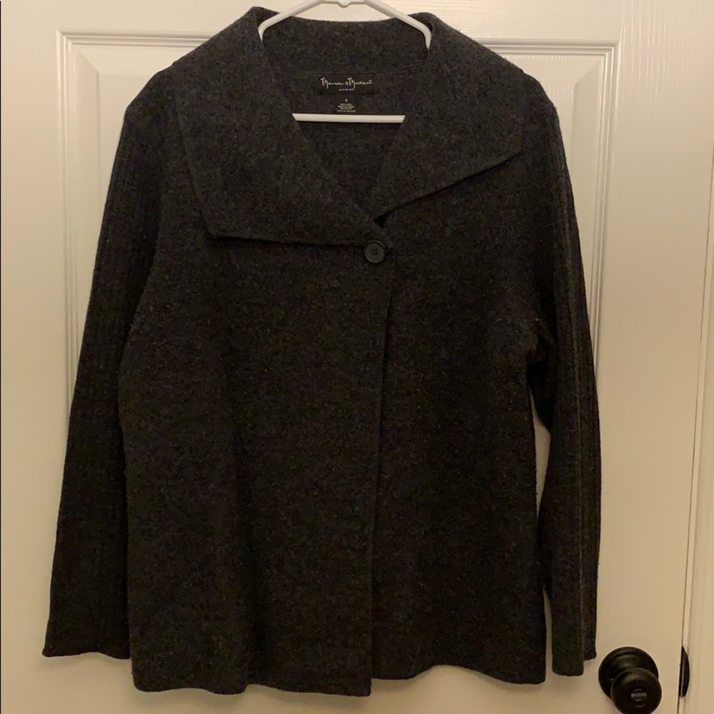 Mercer & Madison heathered grey jacket X